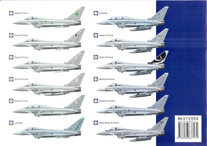 Eurofighter EF-2000 Typhoon - Colours and Markings with Eurofighter EF-2000 Typhoon - Colours and Markings with