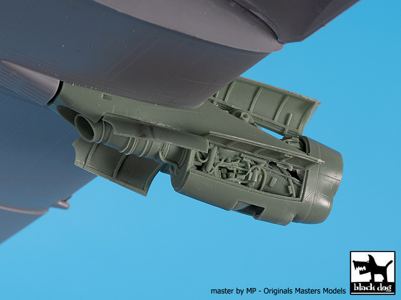 C-130H Hercules engine for Zvezda Black Dog -A72115